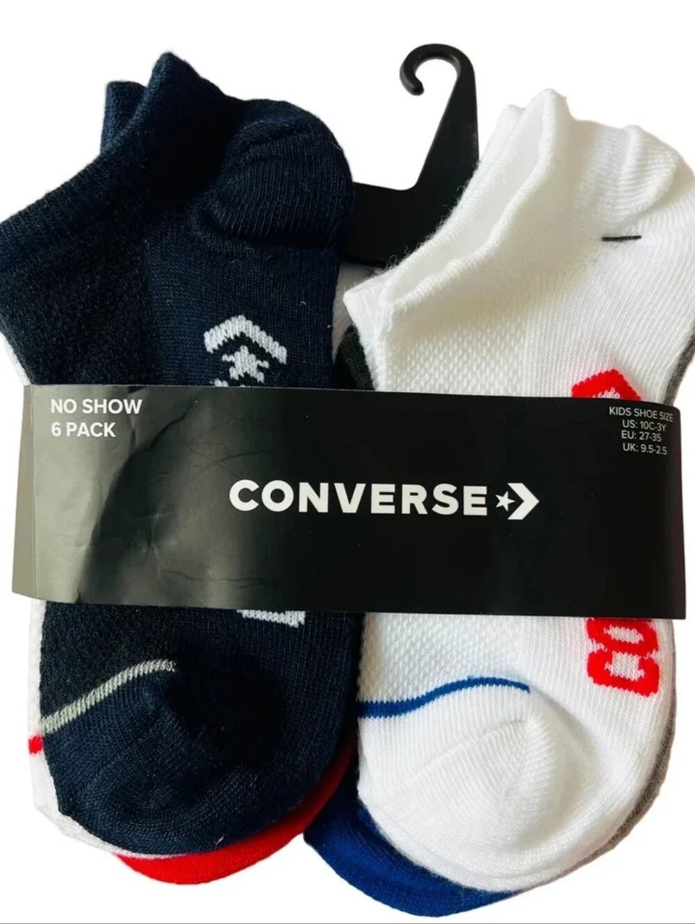 Converse 6-PK Lightweight No-Show Socks